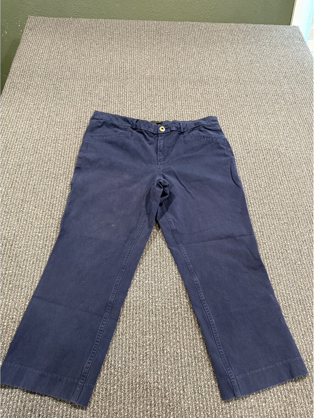 Women’s Banana Republic Navy Blue 4 Pocket Chino Pants Size 14 Office wear